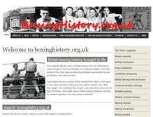 Tablet Screenshot of boxinghistory.org.uk